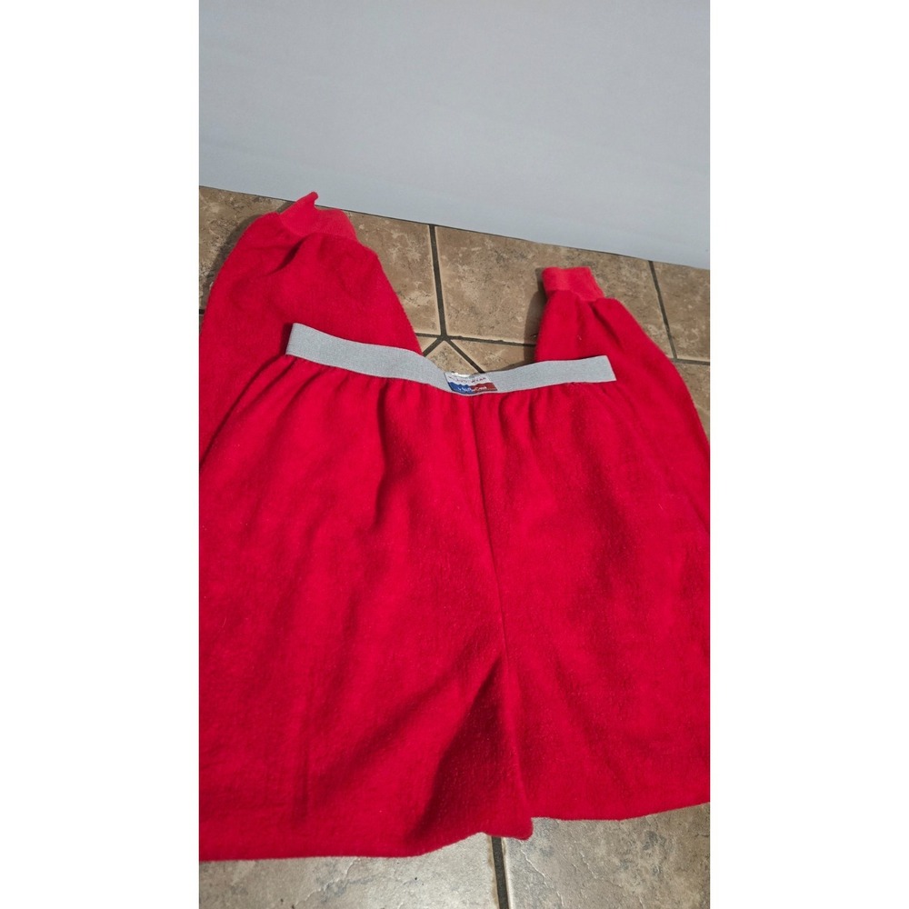 Vintage Duofold Red Fleece Thermal Pants Mens Large Base Layer Long Underwear